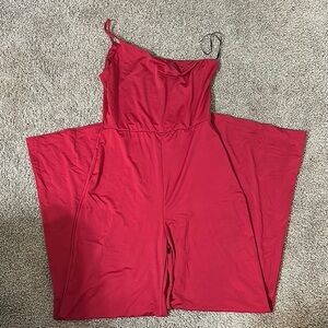 Elegant Red Jumpsuit